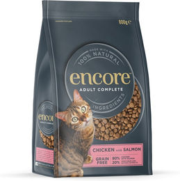 Produktbild von Encore Katzenfutter Huhn mit Lachs Getreidefrei und Glutenfrei 2 x 800 g - 2 x 800 g