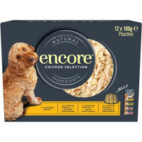 Produktbild von Encore Natural Katzenfutter Huhn Selection in Gelee für Adult & Senior 12 x 100 g