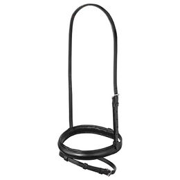 Produktbild von Englisches Kombiniertes Reithalfter aus Leder für Ponys in Schwarz