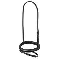 Produktbild von Englisches Kombiniertes Reithalfter aus Leder für Ponys in Schwarz