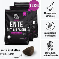 Produktbild von EnteLich Hundefutter Ente getreidefrei monoprotein mit hohem Fleischanteil und ohne Zucker