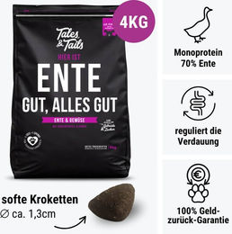 EnteLich Hundefutter Ente getreidefrei monoprotein mit hohem Fleischanteil und ohne Zucker – Bild 1 von 1
