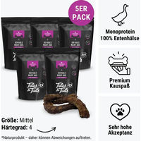 Produktbild von EnteLich Naturkaukartikel Ente Monoprotein für Hunde aller Altersstufen und Größen 600g