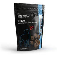 Produktbild von entoVITAL DOG Cubes Funktionssnack für Hunde mit Insekten und Monoprotein 70g