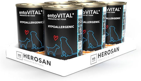 entoVITAL DOG Hypoallergenes Hund Nassfutter mit Insekten Monoprotein für Adult 4500g – Bild 1 von 4
