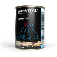 Produktbild von entoVITAL DOG SENSITIV Hund Nassfutter mit Insekten getreidefrei 375g