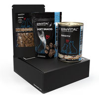 Produktbild von entoVITAL DOG Testbox SENSITIV Hypoallergenes und getreidefreies Hundefutter mit Insekten für Haut, Fell sowie Magen-Darm