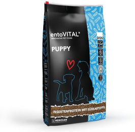 entoVITAL Hund Welpe Insekten Getreidefrei Hypoallergen – Bild 1 von 4