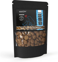 Produktbild von entoVITAL Hundefutter Senior Insekten Getreidefrei Hypoallergen Kroketten 1000g