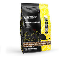 Produktbild von entoVITAL Katzenfutter Adult Hypoallergen Getreidefrei mit Insekten 1kg