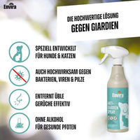 Produktbild von Envira Anti-Giardien Spray für Hund und Katze 500 ml zur Desinfektion von Tier und Umgebung - 500 ml