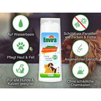 Produktbild von Envira Anti-Parasiten Shampoo gegen Zecken und Flöhe 2x 400ml - 2 x 400 ml