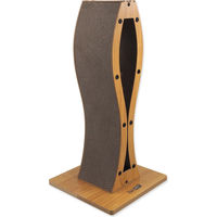 Produktbild von Epic Pet Kratzbaum in Fischform aus Holz und Pappe mit Spielzeug Braun 30x30x61 cm
