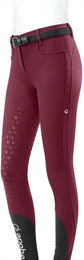 Produktbild von Eqode Davina Reithose Damen Full Grip Rot Größe 38