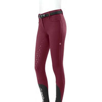 Produktbild von Eqode Davina Reithose Damen Full Grip Rot Größe 38