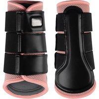 Produktbild von EQPRO Brilliance Gamaschen für Pferde aus Polyester in Schwarz oder Rosa Größe L