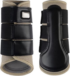 Produktbild von EQPRO Brilliance Geschlossene Gamaschen für Pferde aus Polyester in Beige oder Schwarz