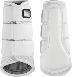 Produktbild von EQPRO Brilliance Geschlossene Gamaschen für Pferde aus Polyester in Weiß Größe XL