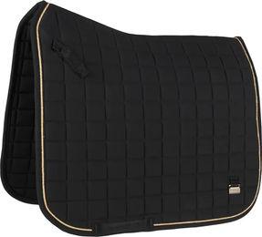 Produktbild von EQPRO Deluxe Dressur Schabracke für Ponys aus Nylon in Schwarz