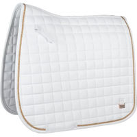 Produktbild von EQPRO Deluxe Dressur Schabracke für Ponys in Weiß aus Nylon