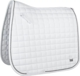 Produktbild von EQPRO Deluxe Dressur Schabracke für Ponys in Weiß aus Nylon