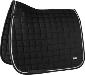 Produktbild von EQPRO Deluxe Dressur Schabracke für Vollblut in Schwarz aus Nylon