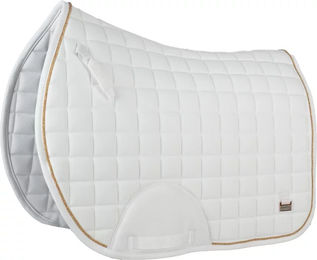 Produktbild von EQPRO Deluxe Satteldecke für Pferde aus Nylon in Weiß Full