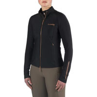Produktbild von EQPRO Excellence EP Reitshirt Langarm Polo-Shirt für Damen in Schwarz