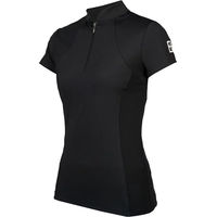 Produktbild von EQPRO Madeline Reit-Poloshirt für Mädchen in Schwarz