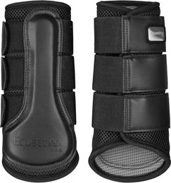 EQPRO Precious Geschlossene Gamaschen für Pferde aus Polyester Schwarz Größe M – Bild 1 von 1