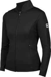 Produktbild von EQPRO Reitjacke für Damen mit Reißverschluss in Weiß Silber Schwarz Größe L