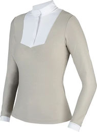 Produktbild von EQPRO Taylor Turnierpolo Damen mit langen Ärmeln aus Polyester