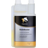 Produktbild von Equanis BiotinBooster flüssiges Haut-Fell-Supplement für Pferde mit 1 l - 1 l
