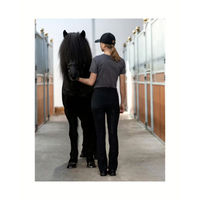 Produktbild von EQUES Kingsland Freja Jodhpur Sommer-Reithose für Damen mit Full Grip in Schwarz