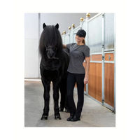 Produktbild von EQUES Kingsland Freja Jodhpur Sommer-Reithose für Damen mit Full Grip in Schwarz