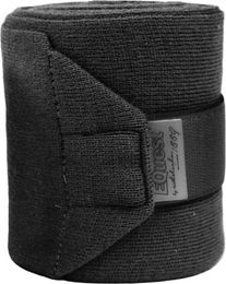 EQuest Acryl-Strickbandagen Gamaschen für Ponys in Schwarz – Bild 1 von 3