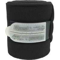 Produktbild von EQuest Alpha Fleece Gamaschen für Pferde 4er Set Schwarz