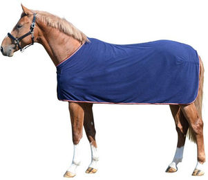 Produktbild von EQuest Fleece Regular Abschwitzdecke für Pferde Blau 155