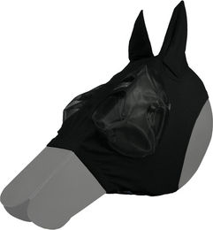 Equest Fliegenmaske Flexi Fly Guard Mesh aus Nylon in Schwarz – Bild 1 von 4