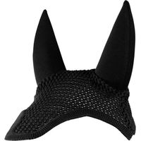 Produktbild von EQuest Fliegenohr Soundless Fliegenhaube für Pferde aus Baumwolle Schwarz