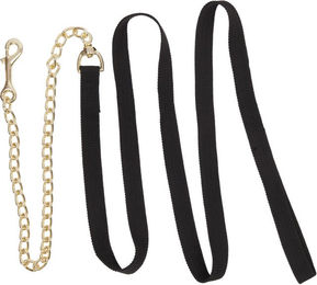 Produktbild von EQuest Führkette aus Metall in Schwarz und Gold