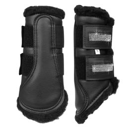 Produktbild von EQUEST Gamaschen HÖL Soft Crystal aus Kunstleder in Schwarz