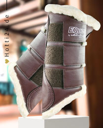 Produktbild von EQuest Gamaschen Soft 2er Set aus Weblammfell in Braun