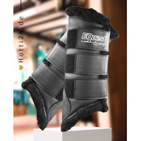 Produktbild von EQuest Gamaschen Soft 2er Set Schwarz mit Weblammfell