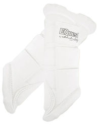 Produktbild von EQuest Gamaschen Soft 2er Set Weiß aus Weblammfell für Pferde