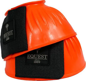 EQuest Gummi Hufglocken Color Catch für Pferde 2er Set Orange Größe M Vollblut – Bild 1 von 5