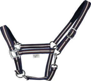 EQuest Halfter Dual Plus Chrome Blau für Warmblut aus Kunststoff – Bild 1 von 2