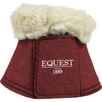 Produktbild von EQuest Hufglocken Melange Fleece für Shettys 2er Set Rot