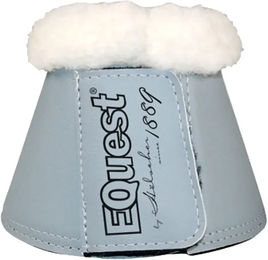 EQuest Hufglocken Soft für Pferde 2er Set XXL Grau Weiß – Bild 1 von 2