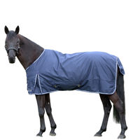 Produktbild von EQuest Outdoordecke Kingston für Pferde Blau 155 cm - 200 g